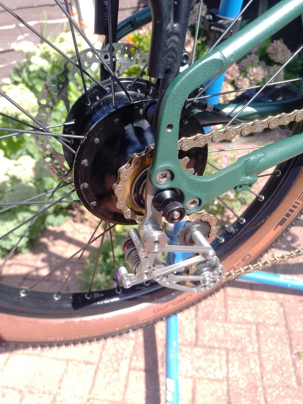 Brompton Folding Bike With Rohloff 14 Speed Hub