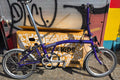 Brompton Bike 2 speed C line - Gloss Purple - Excellent Mechanical Condition
