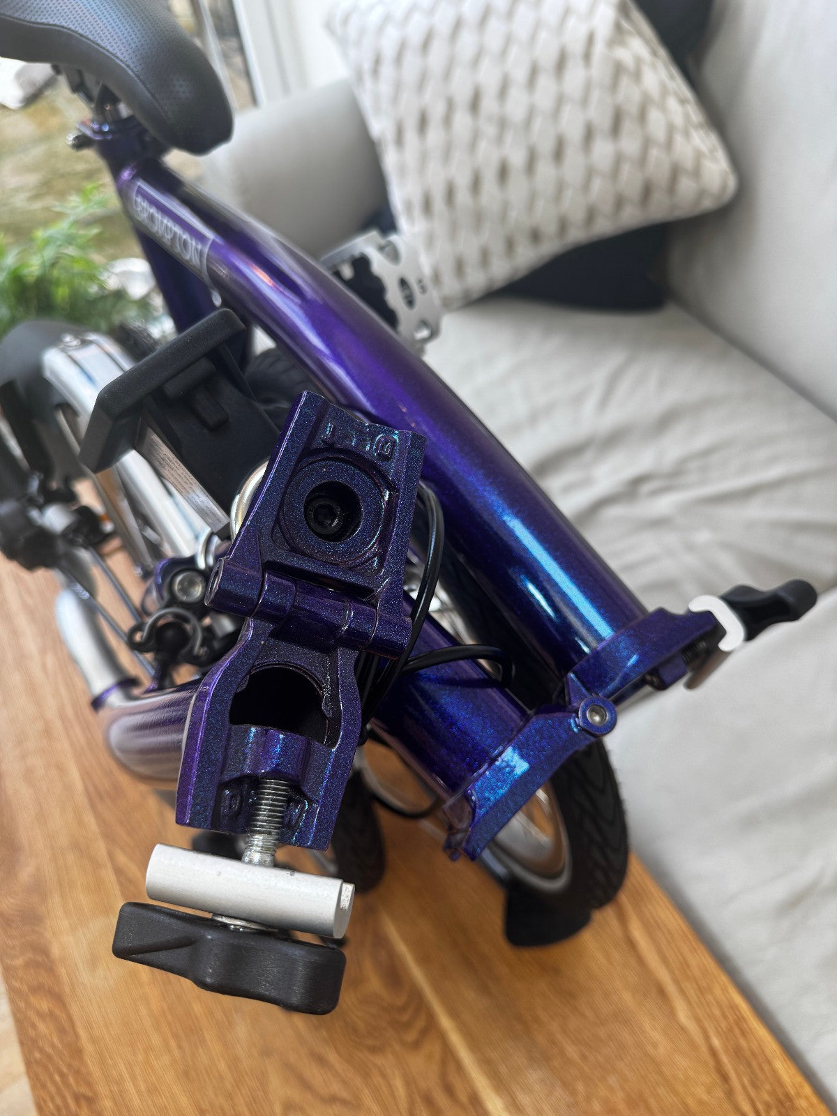 Brompton M6L Folding Bicycle - PURPLE METALLIC - 6 Speed - MINT
