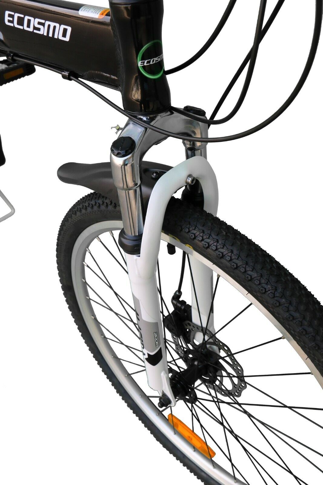 ECOSMO 26" Alloy Folding Mountain MTB bike,21 SP Shimano, Front Disc  -26AF18BL