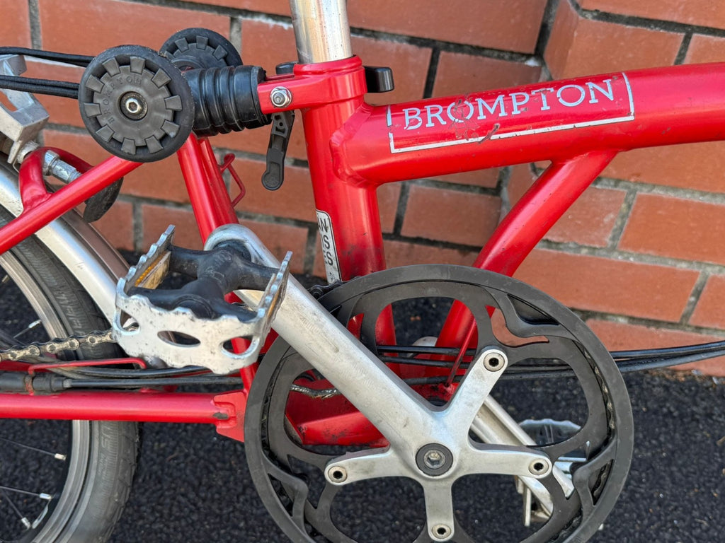 Brompton C Line M6R (6 Speed)  folding bicycle - Red