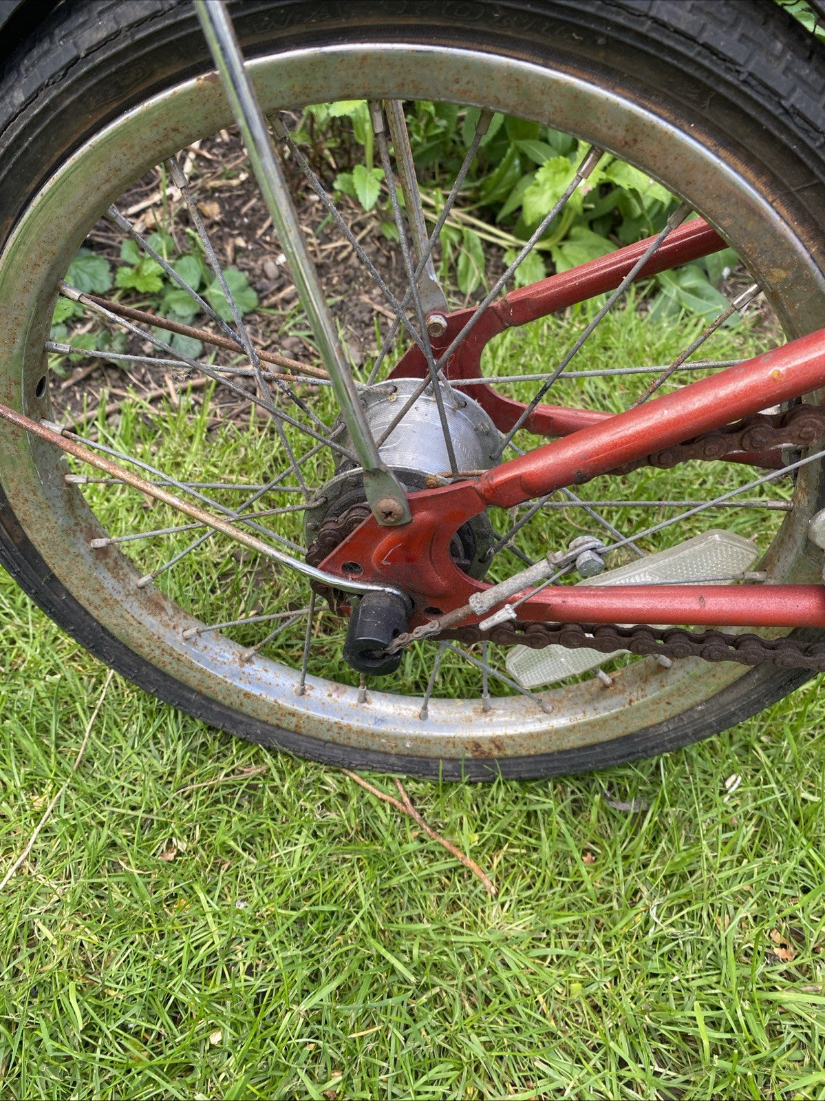 Vintage Dahon Folding Bicycle 3speed For Restoration Barn Find