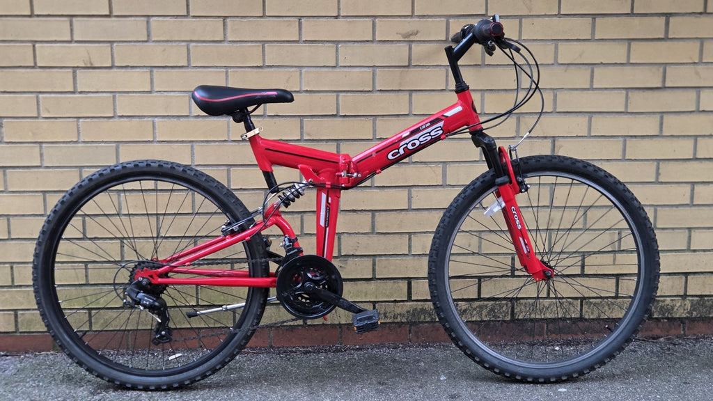 Cross CXF300 Folding Mountain Bike 26" Red
