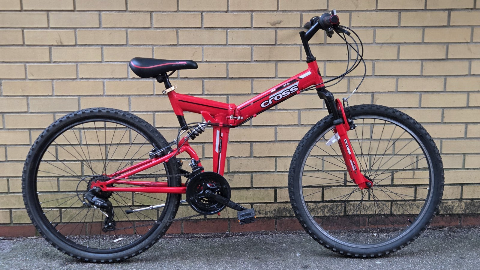 Cross CXF300 Folding Mountain Bike 26" Red