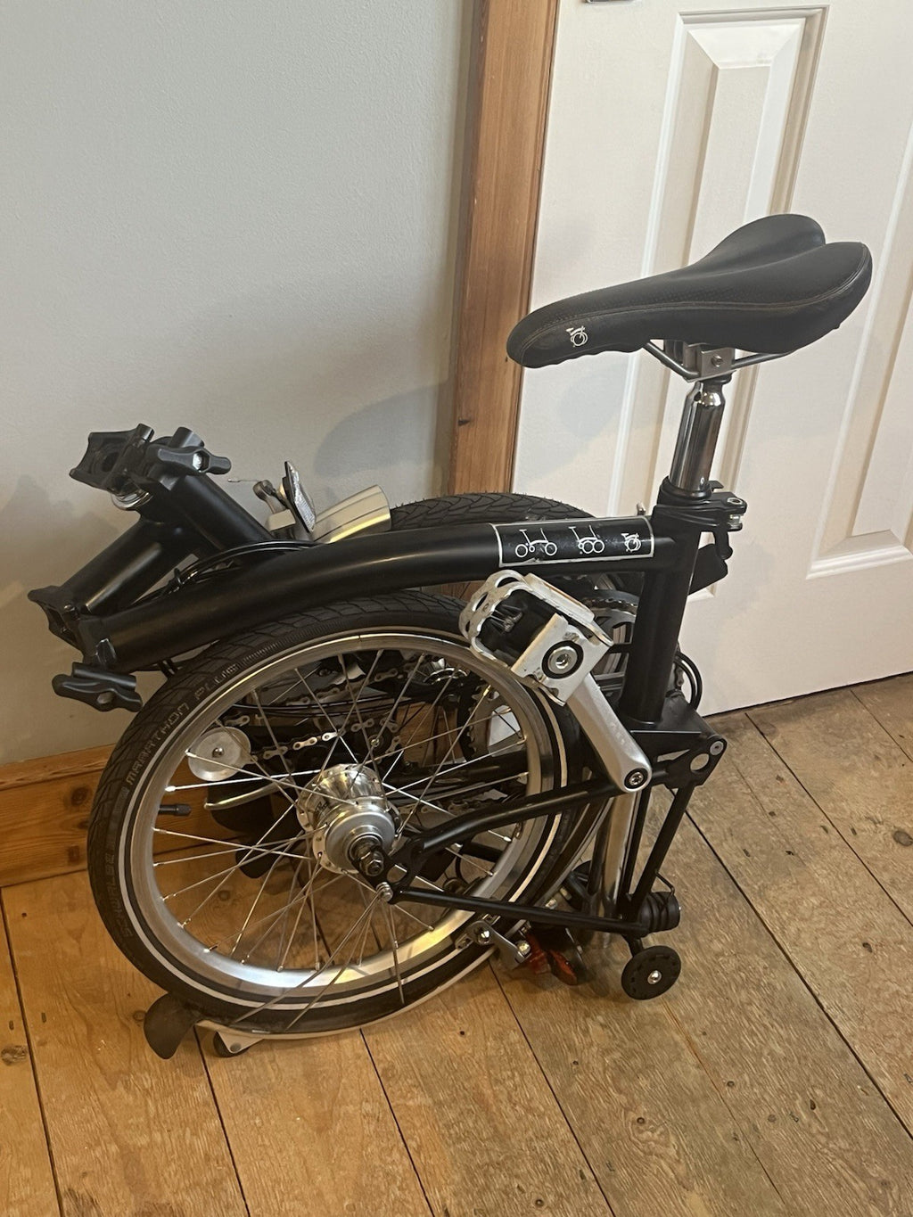 Brompton Folding Bike 3-Speed, Black