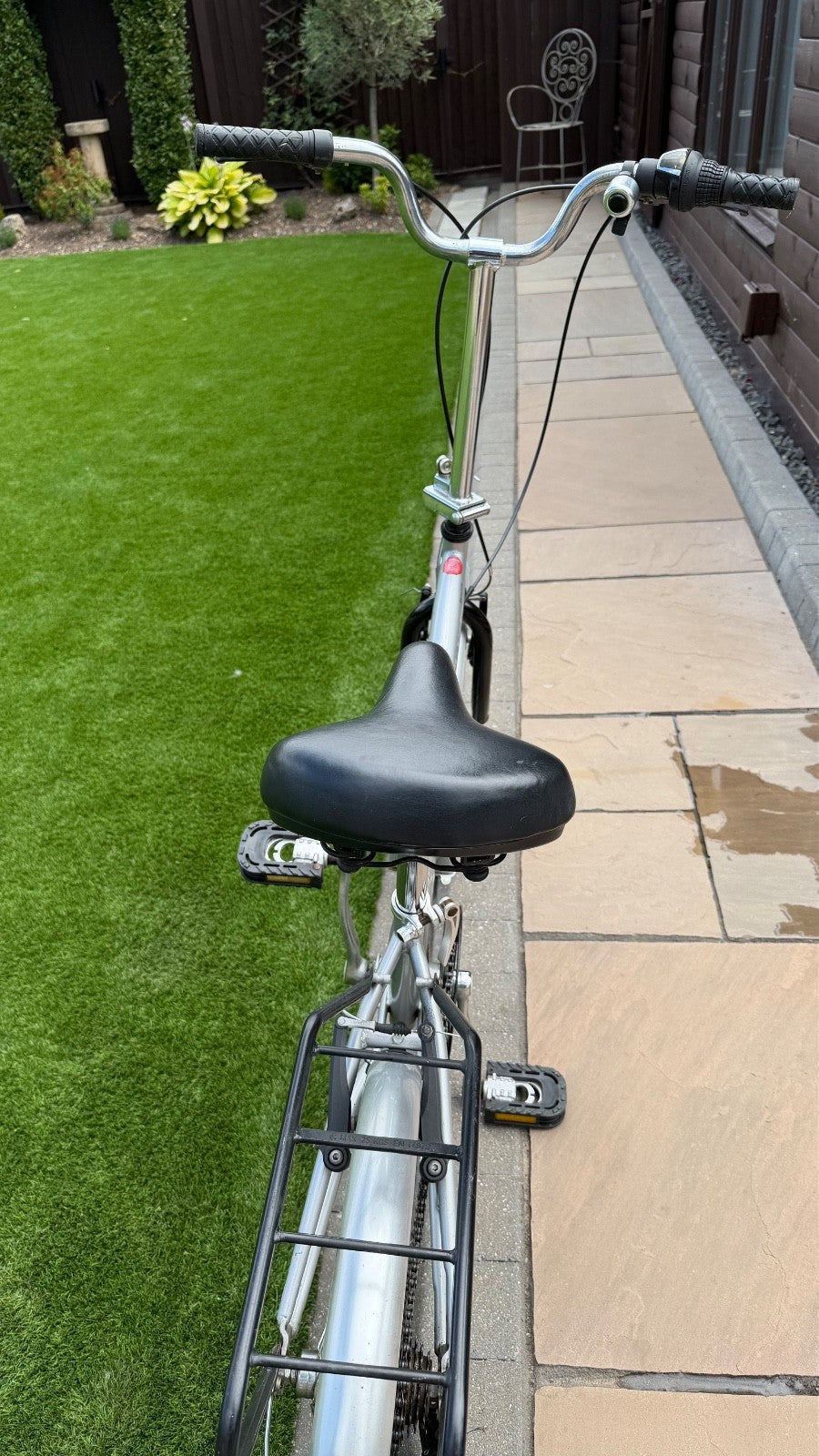 PROBIKE Light Lite 20in Folding Bike Grey/Silver Rear Rack Mudguards Reflectors