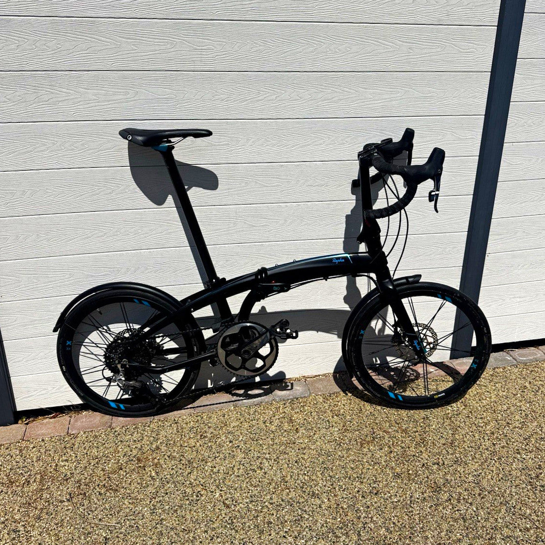 TERN VERGE X11 FOLDING BIKE BLACK LOADS OF UPGRADES, Drop bars, SRAM Force, FAST