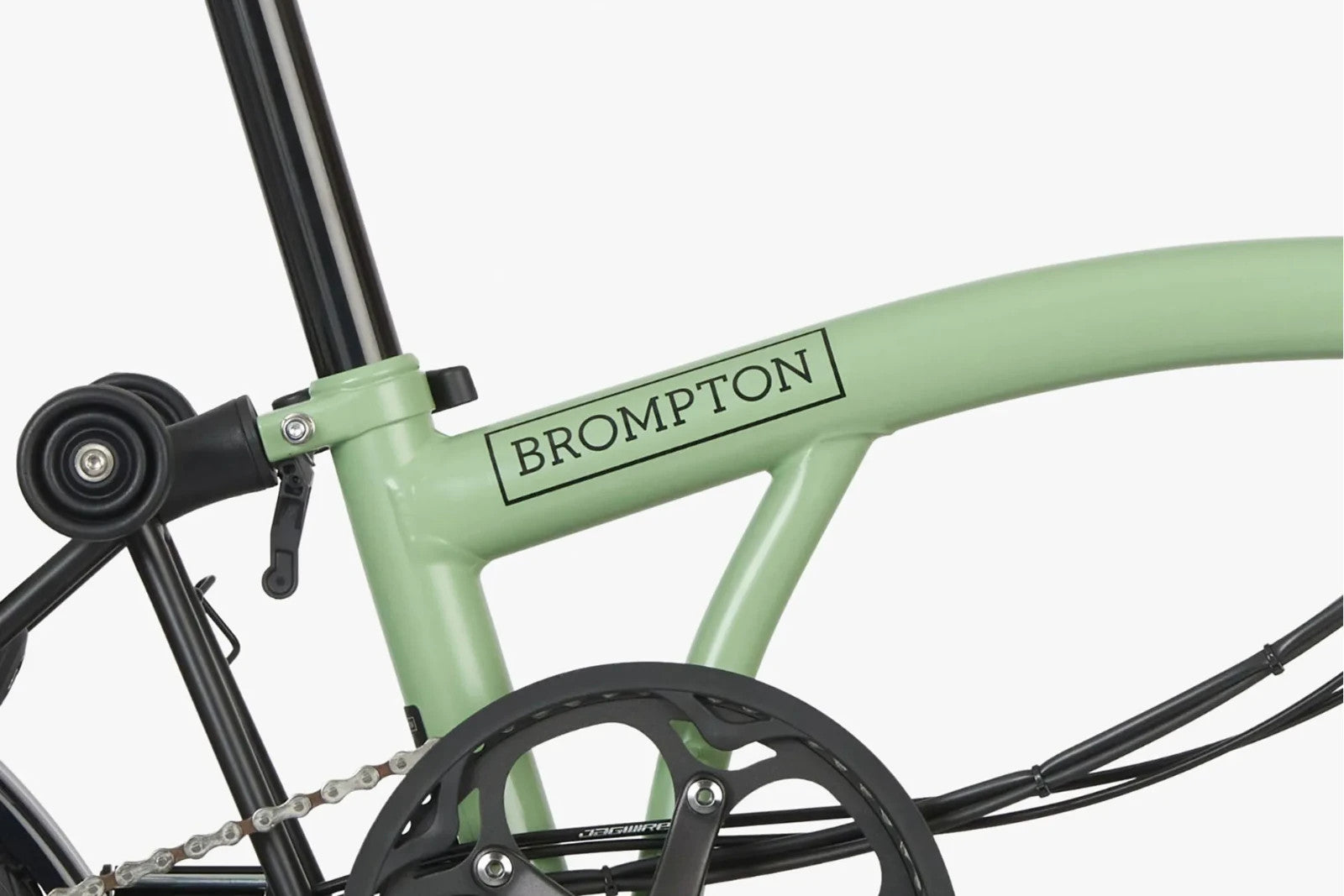 Brompton C Line Folding Bike Matcha Green Mid Bar