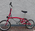 Brompton C Line M3L (3 Speed)  folding bicycle - Red