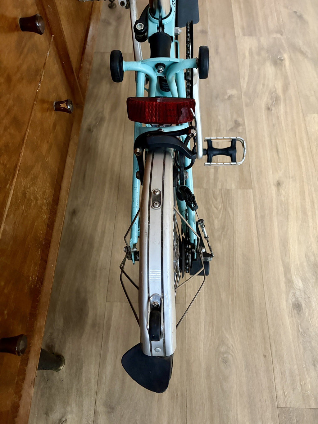 Brompton M3L folding bike C Line Equivalent in Turkish Green - Hardly Used
