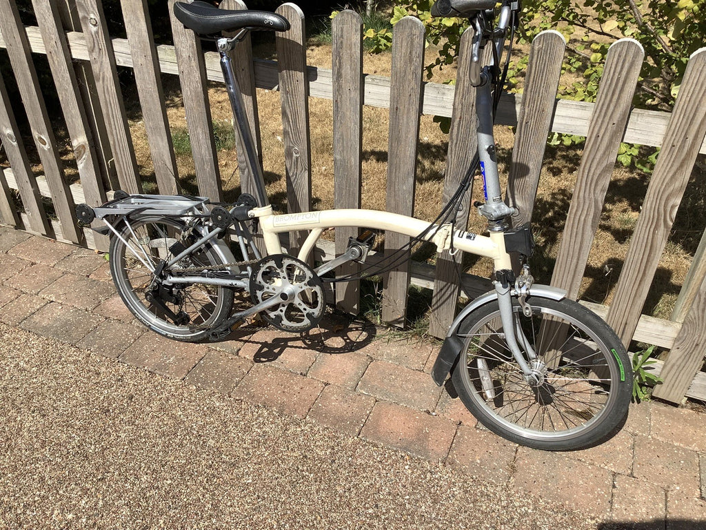 Brompton 2006 M6R+ Ivory Folding Bike