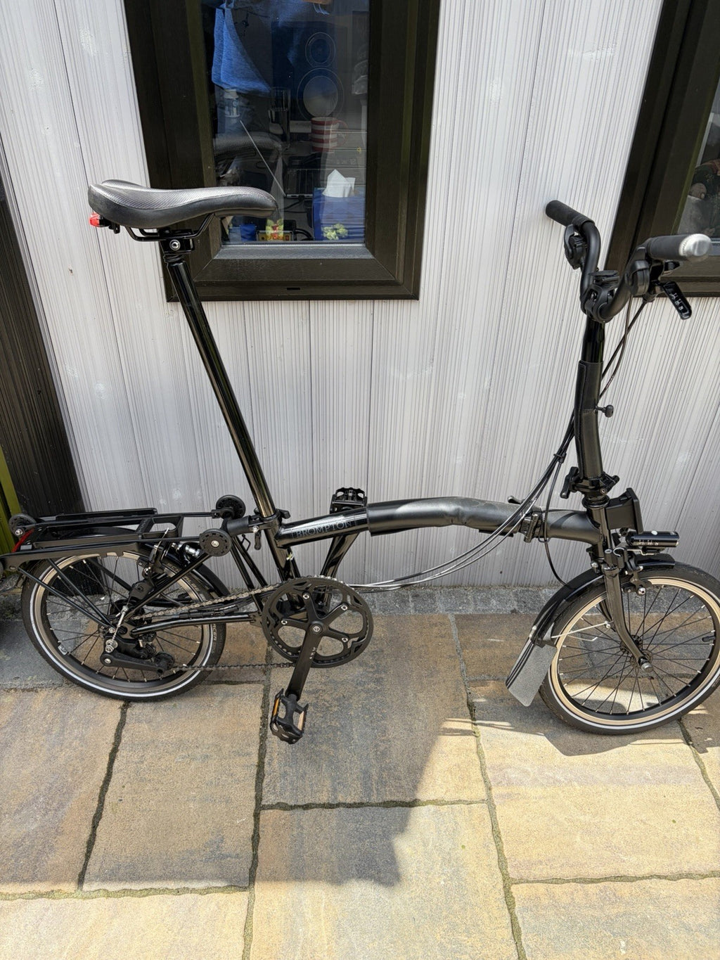 2021 Brompton M6R Black Edition 16in Folding Bike Black Edition (Gloss Black)