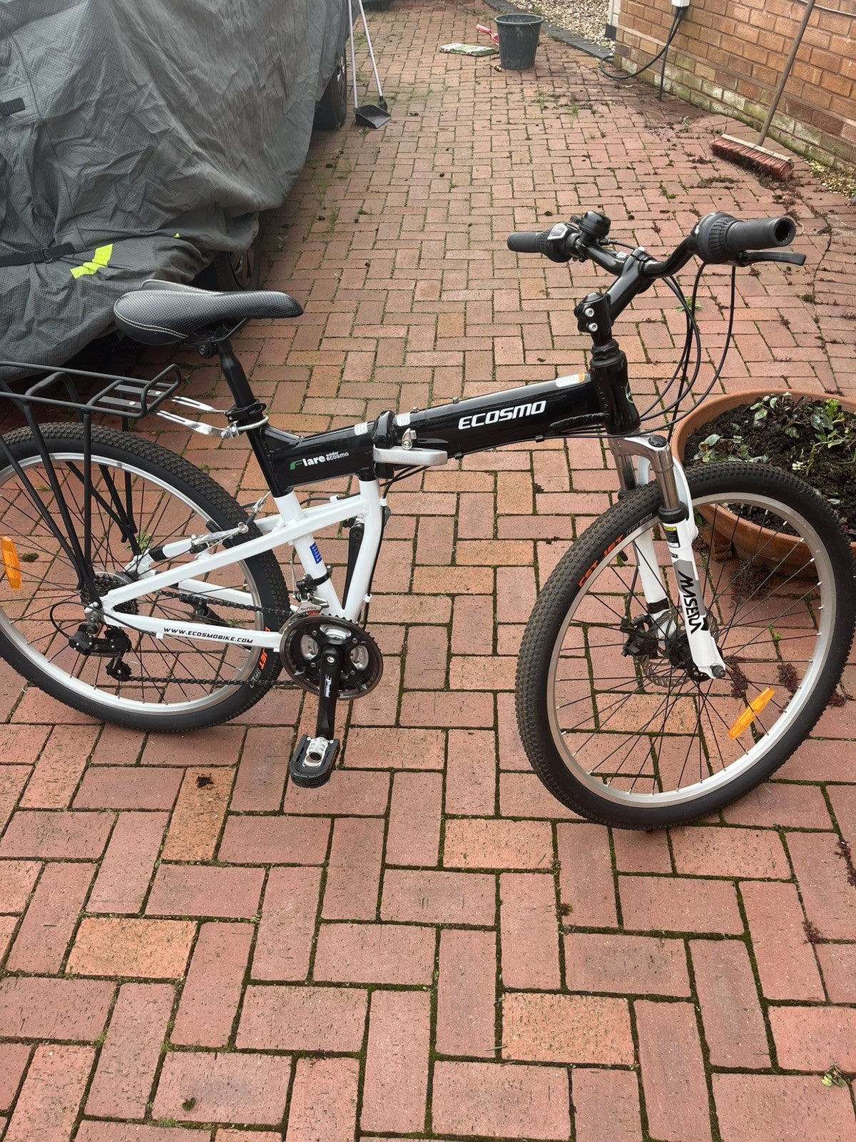 Ecosmo Flare folding bicycle 26AF18BL