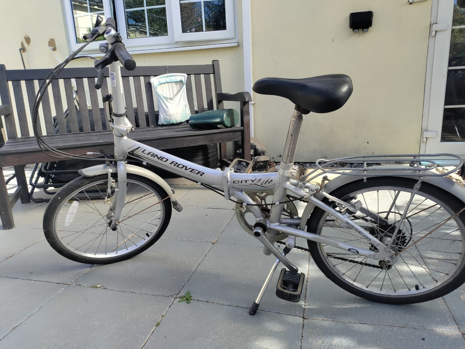 Land rover Silver Folding Bike- City Lite