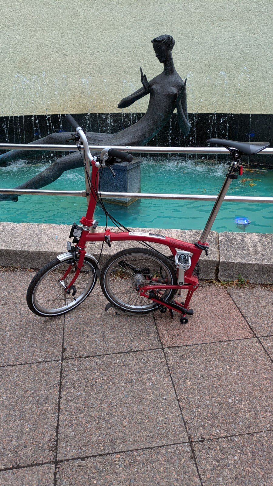 Brompton M6L Red House Silver Edition 2022 Foldable Bike RRP £1415
