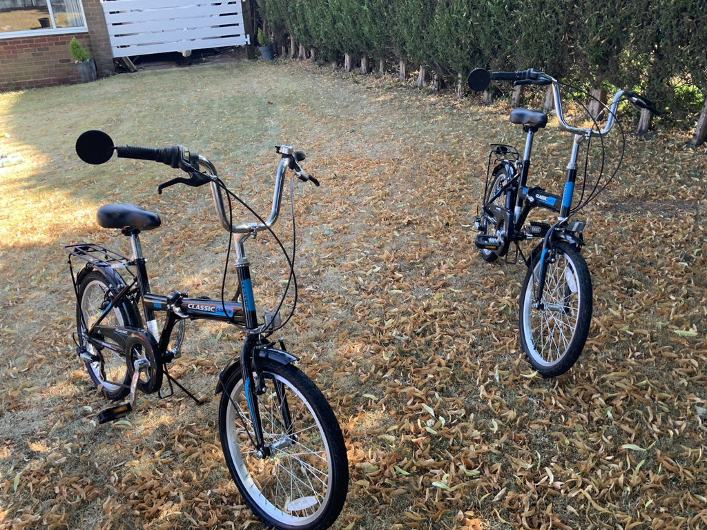 2 Classic Shaker Folding Bikes 20" Wheels