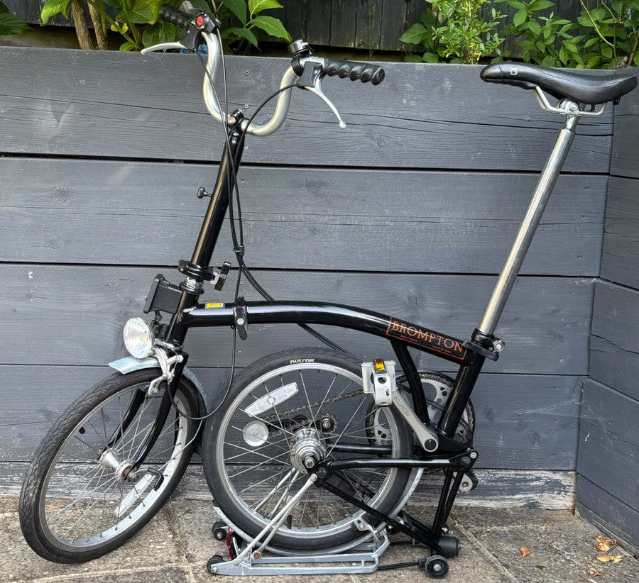 Brompton M5R C line Explore equivalent in Gloss Black - Leisure Used