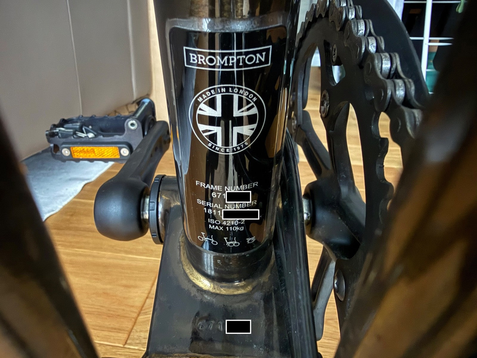 Brompton S6L – Black Lacquer – 6 Speed – Full PPF – Excellent Condition+Upgrades