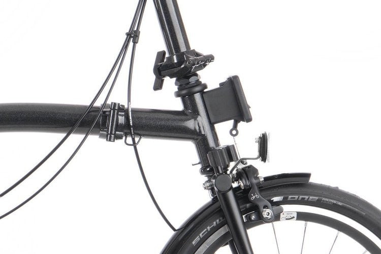 Brompton P Line 4-Speed - Mid Handlebar - Midnight Black - New