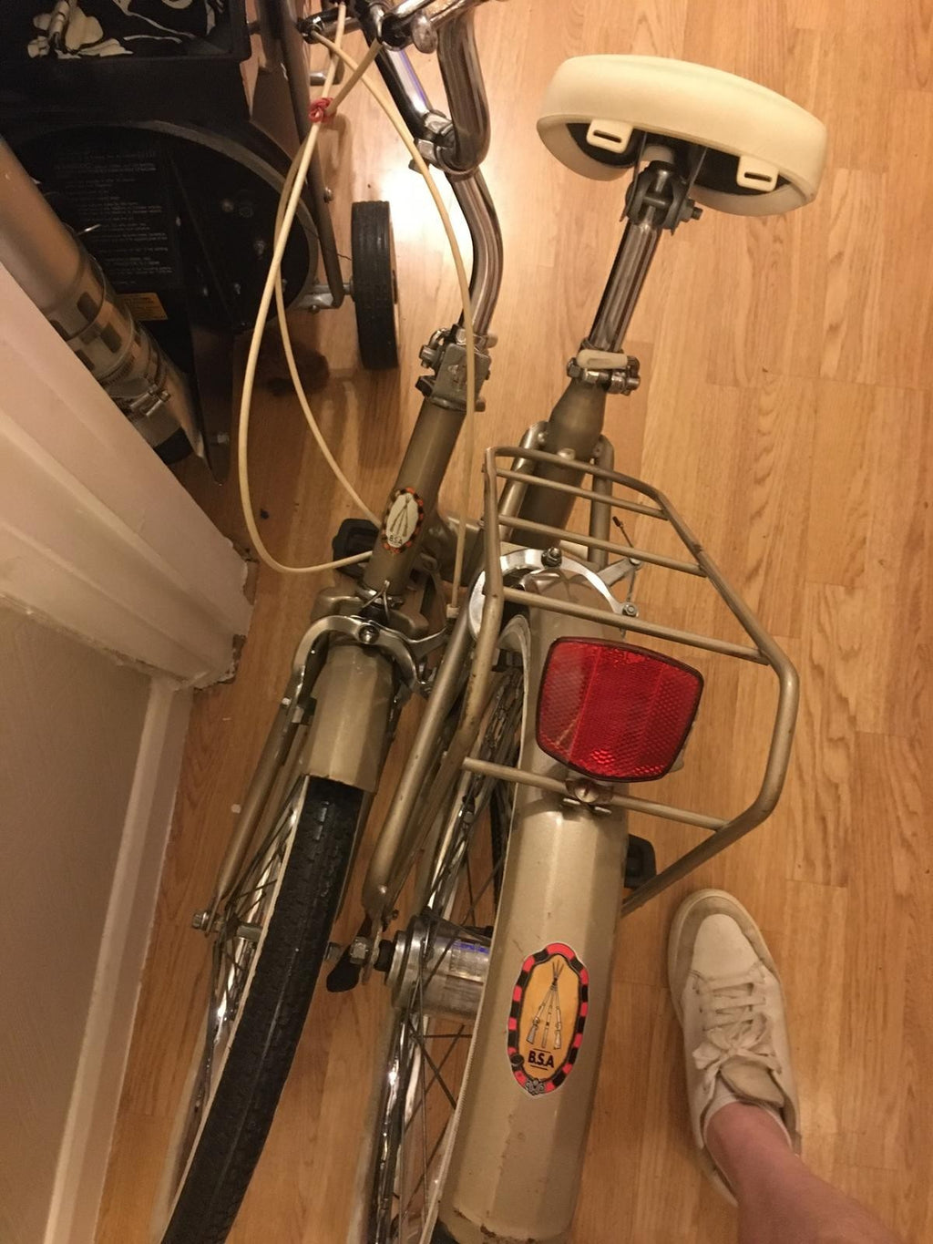 Vintage Ladies Bsa  Folding Bicycle  3-speed