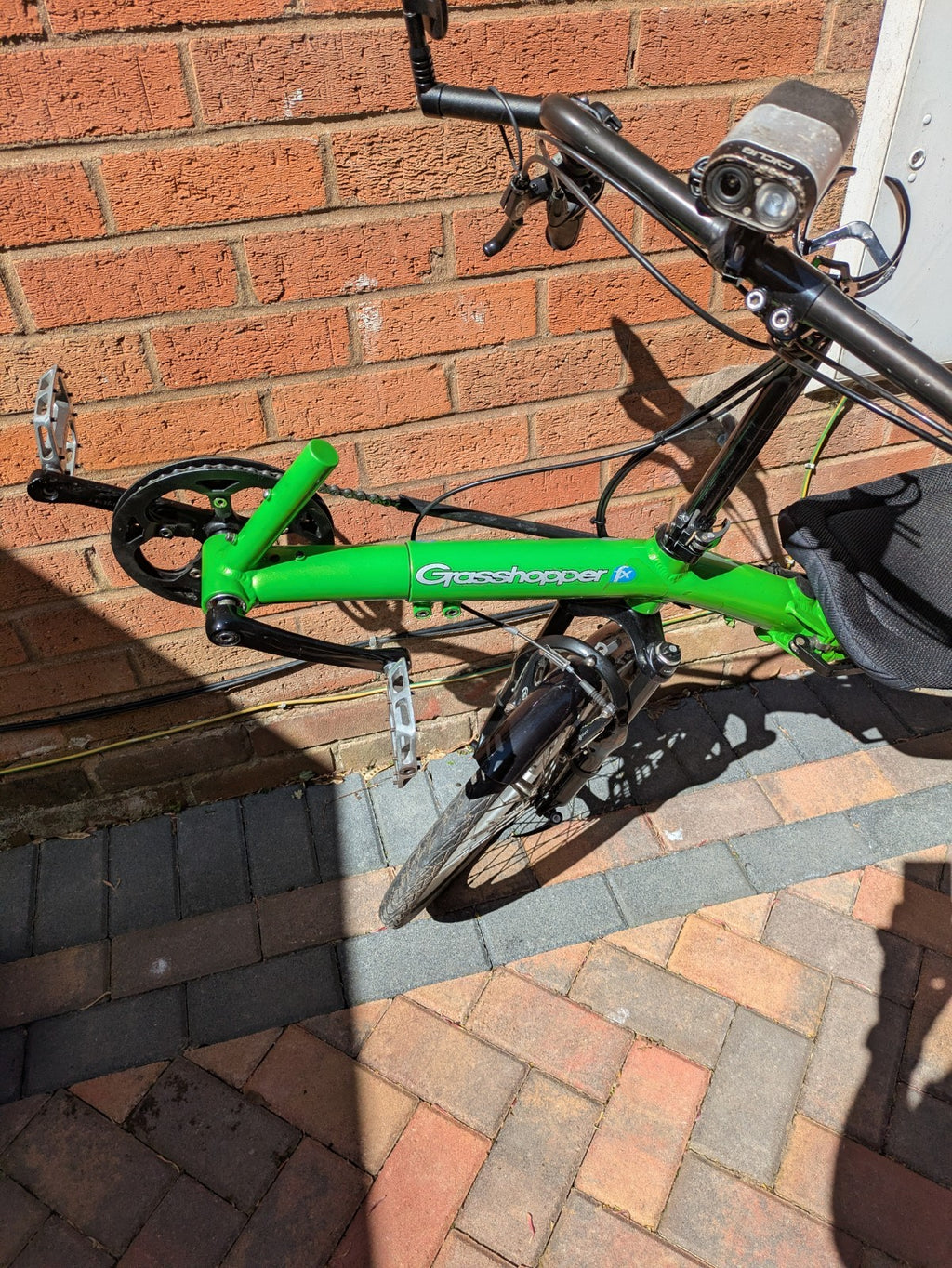HP Velotechnik Grasshopper Fx Recumbent Bicycle 24-Speed, Foldable
