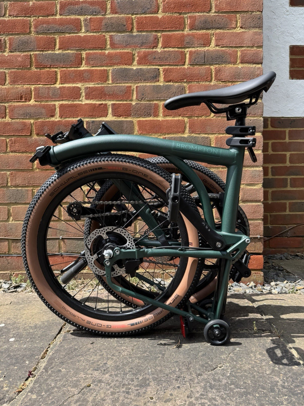 Unused, Brompton G-Line Folding Bike, Large, Forest Green