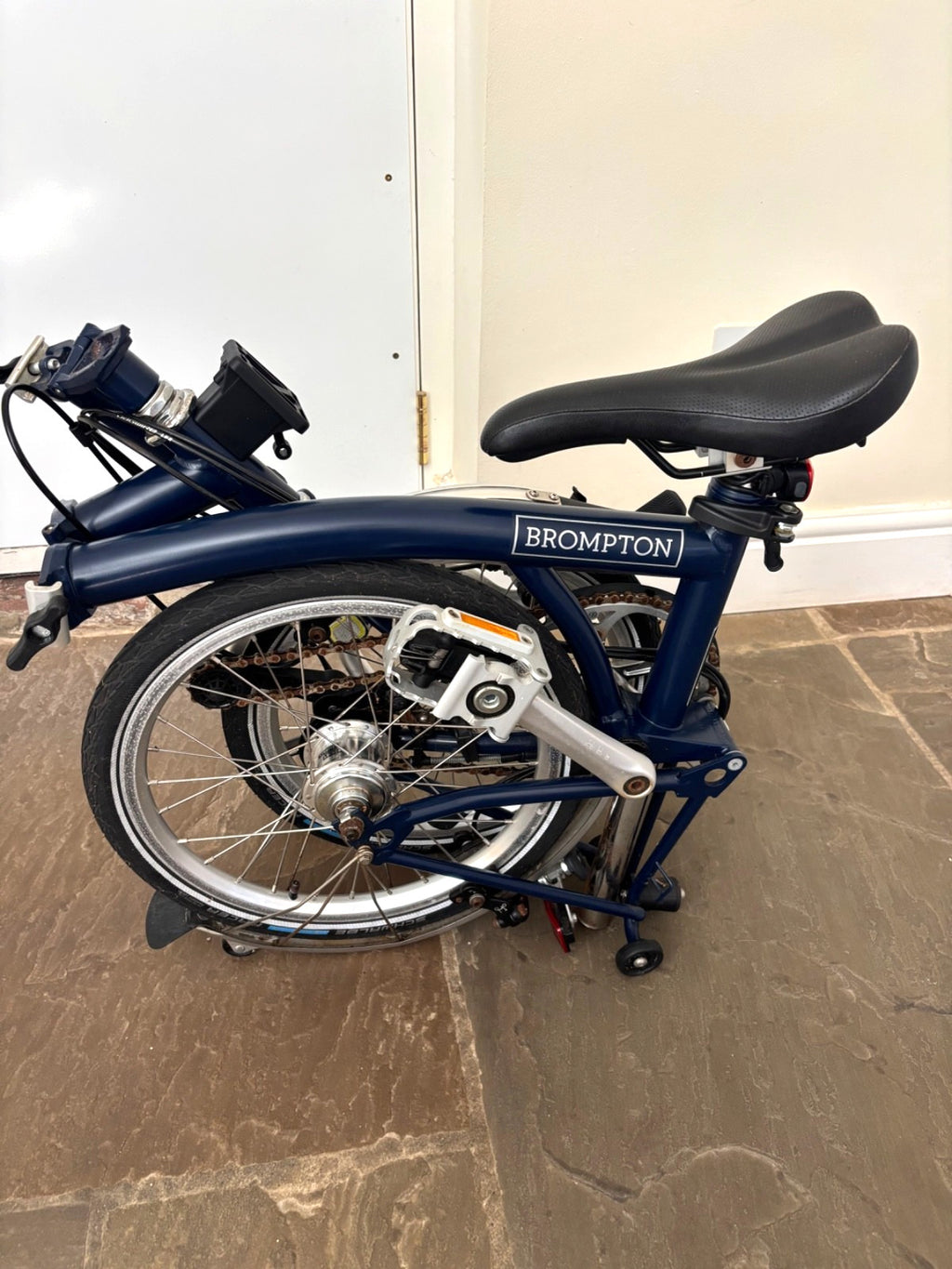 Brompton M6L Folding Bike - Blue - Good Condition