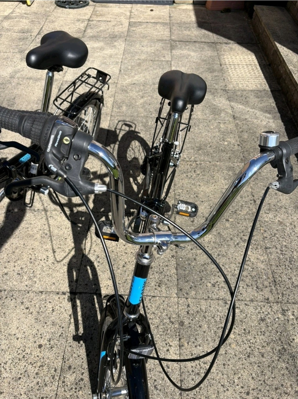 2 x Adults Black Classic Saker Folding Bike Venture Series 20" Shimano 6-speed