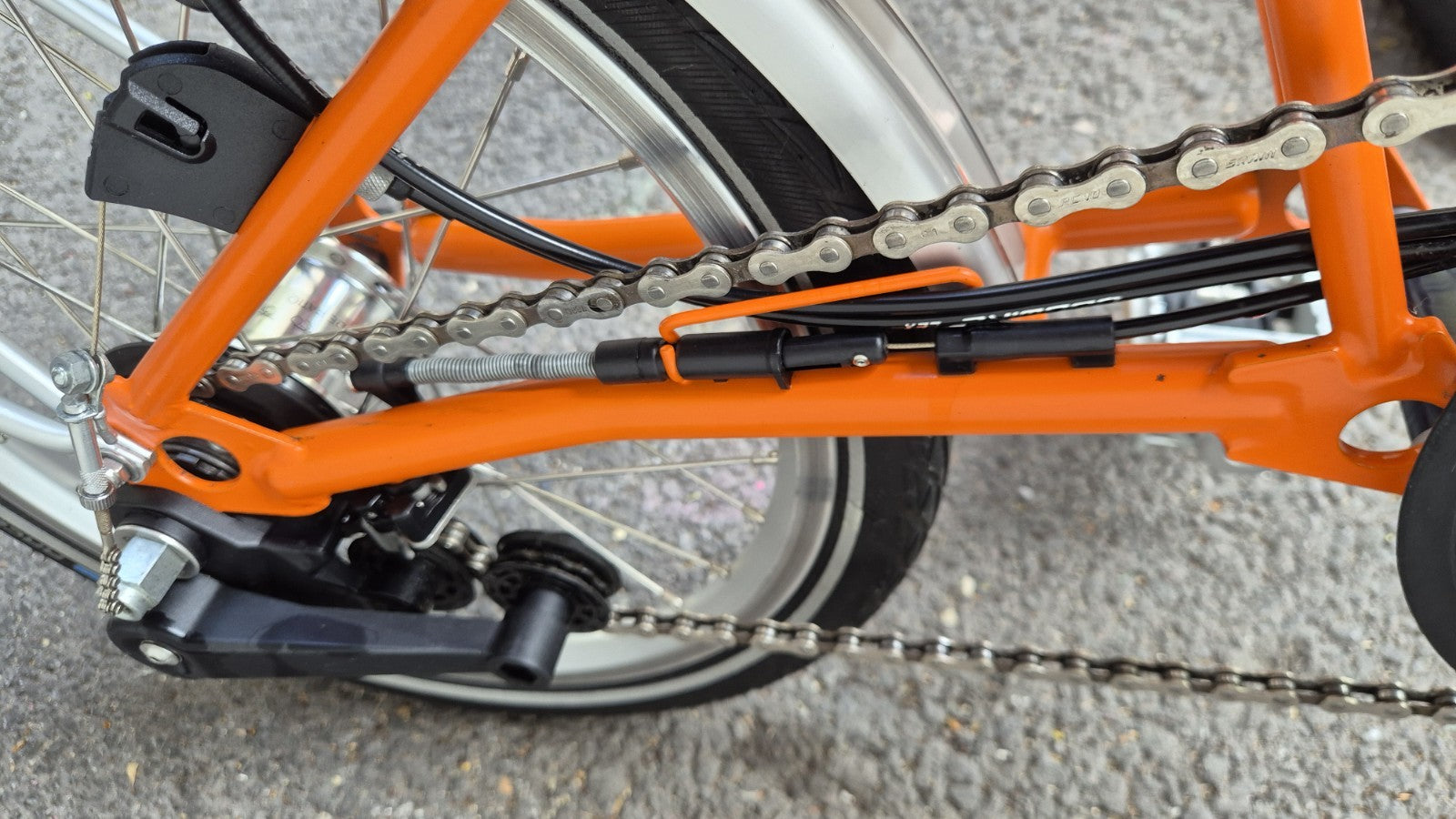 Brompton  C Line Explore, 6-Speed (H6R), Blue & Orange, 2021 (with extras)