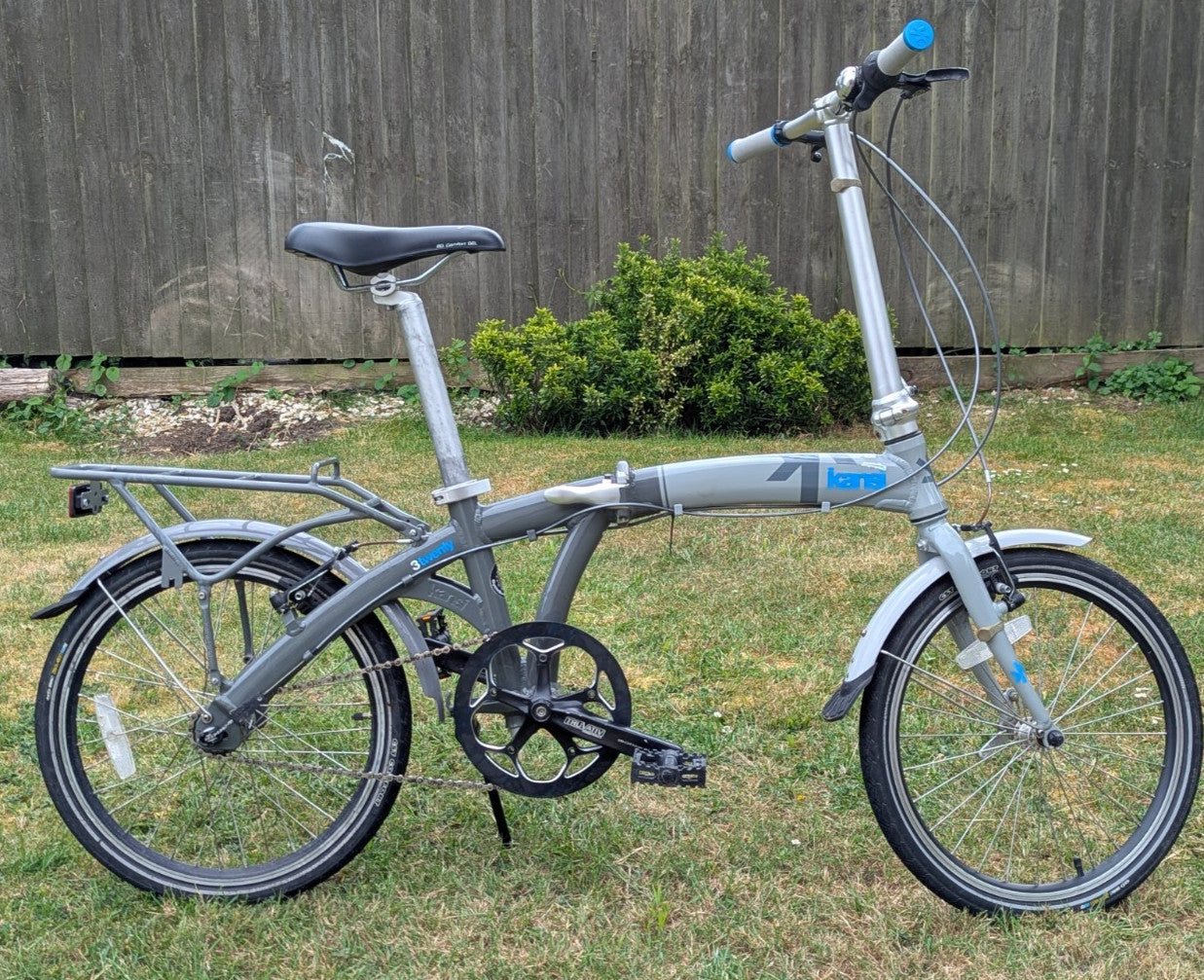 Kansi 3Twenty Folding Bike 20" 3-Speed White/Grey — Good condition