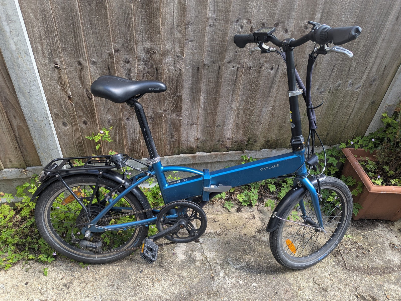 B’TWIN Oxylane 500e Folding Bike