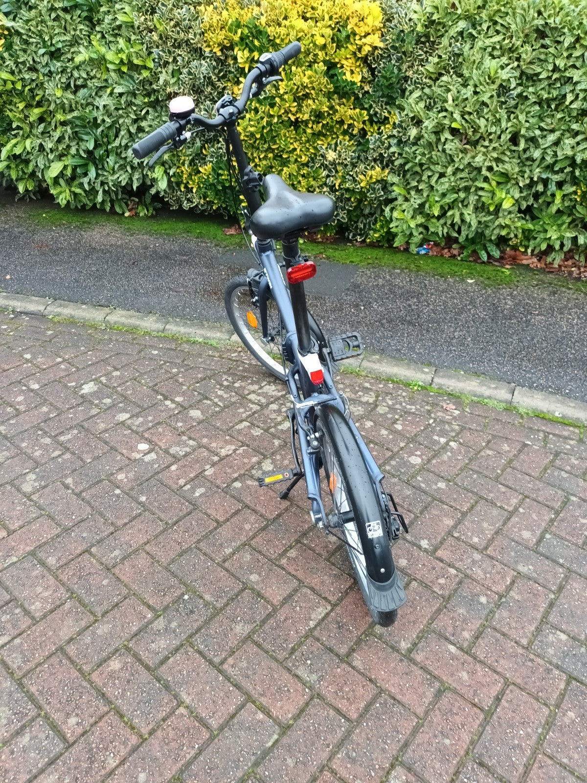BTWIN Tilt 500 Folding Bike Dark Blue Aluminium