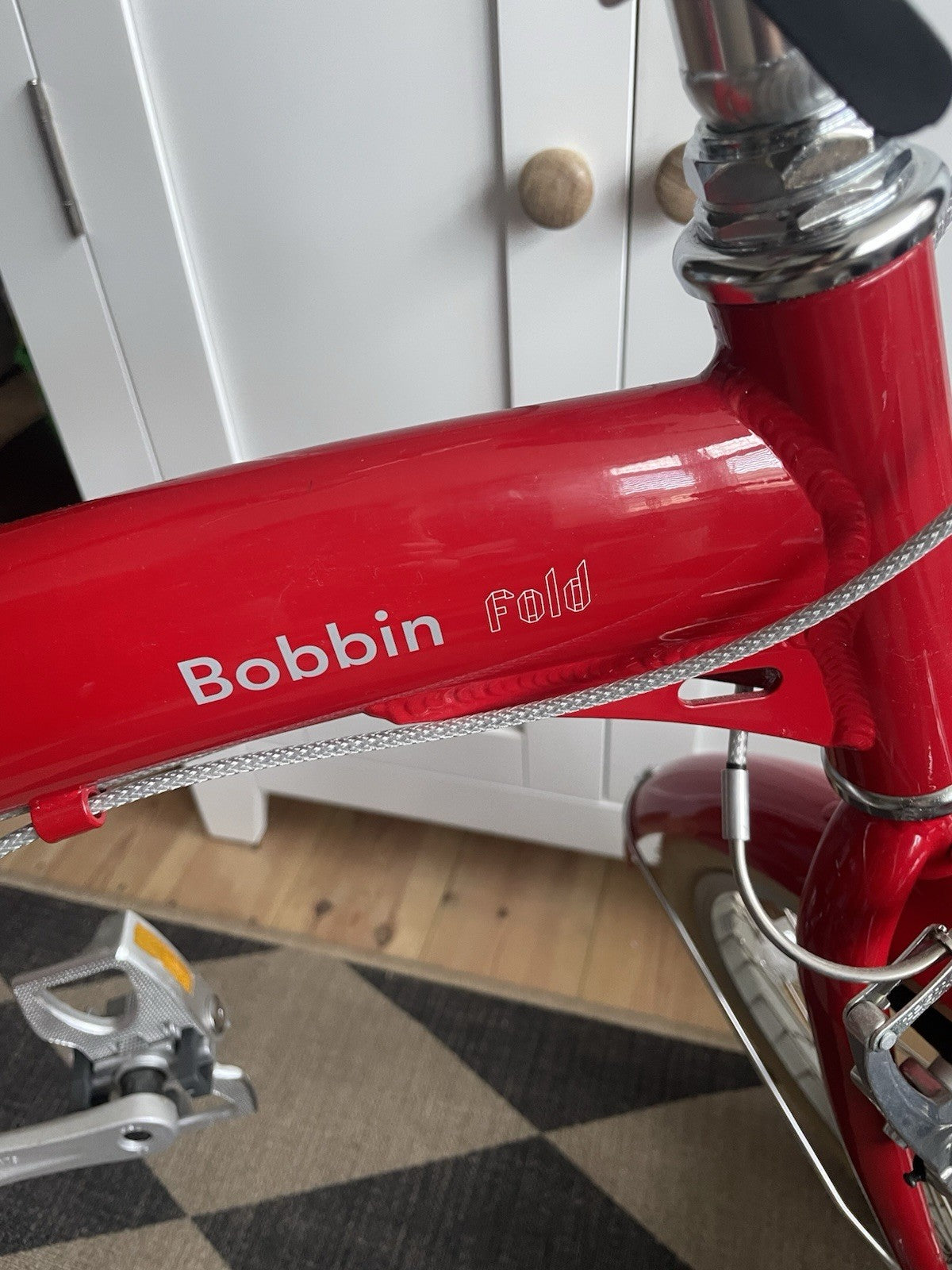 Bobbin Folding bike - red