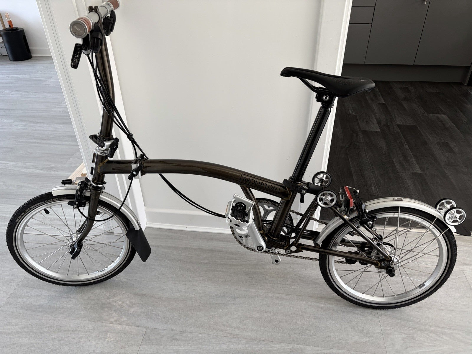 Brompton Raw Lacquer S6L Folding Bike