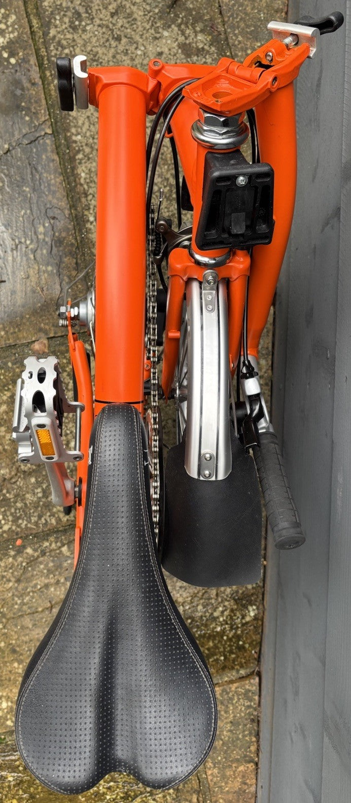 Brompton S3L folding bicycle C Line Equivalent in Orange - Test Ridden Only