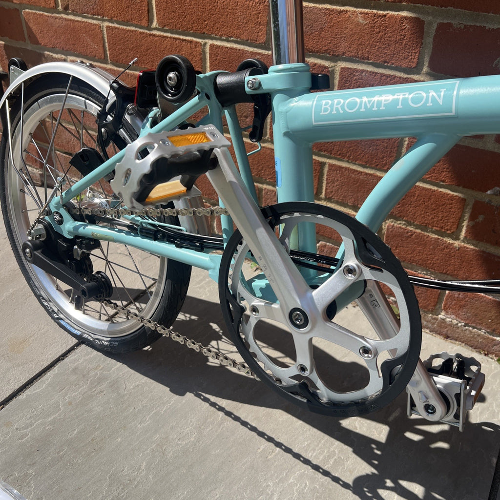Brompton Turkish Green M6L Mid 6 Speed 2018 Folding Bike Collection Essex