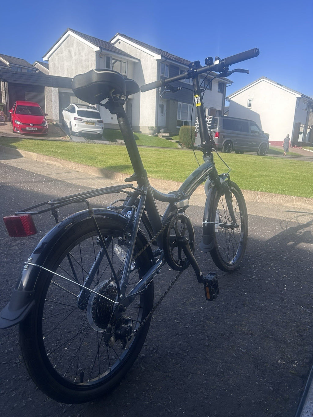 Dawes Jack Folding Bike 20 Grey Brand New with Carry Bag & Panniers