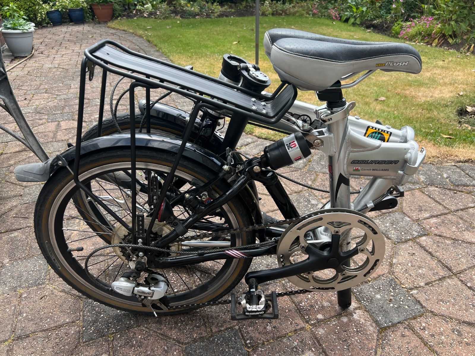 Dahon Folding Bike Cycle in Silver Aluminium Frame 7 Speed 20" Wheel