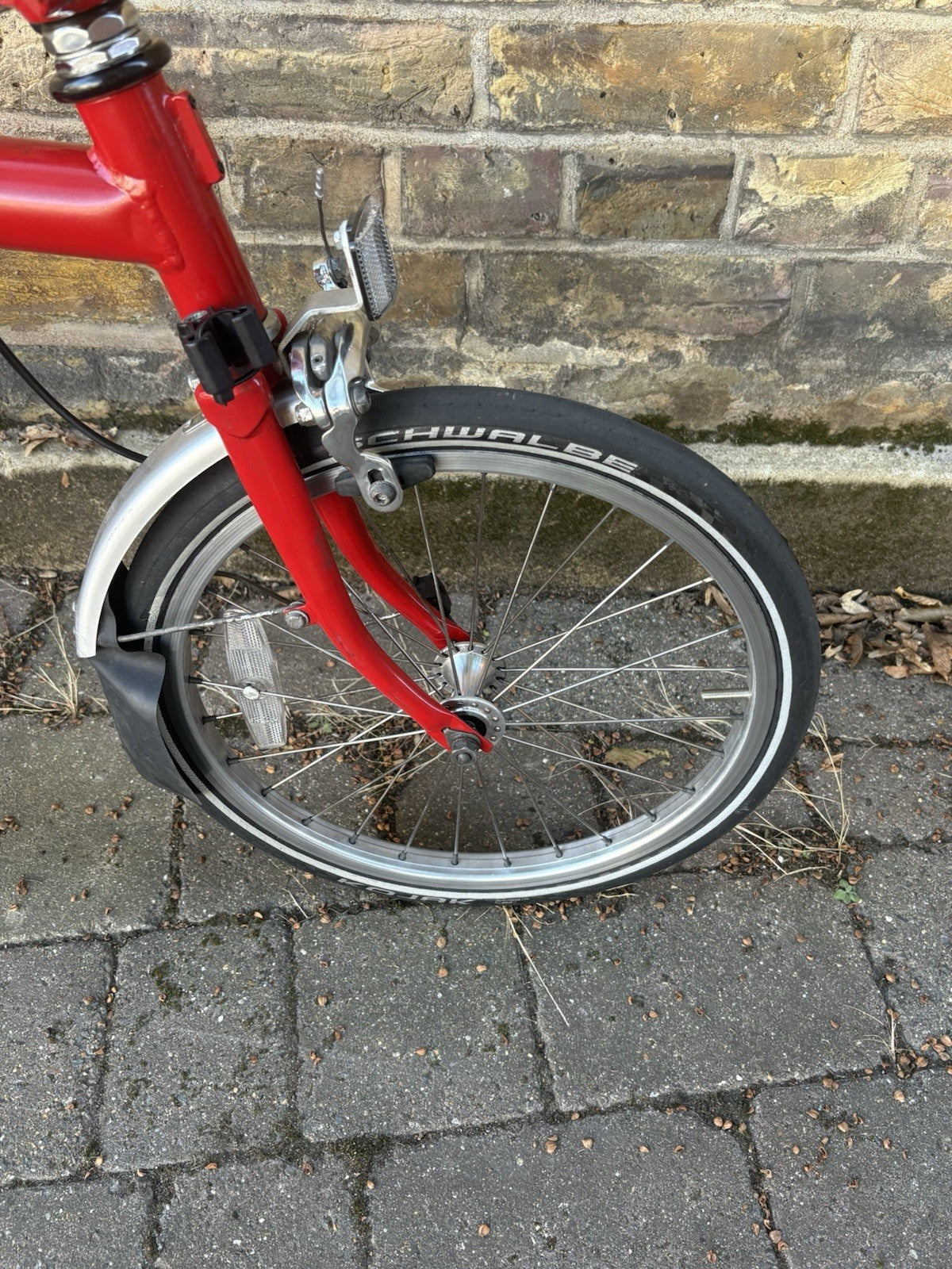 Brompton Folding Bike 2003, 6 Speed Red Good Condition With New Parts