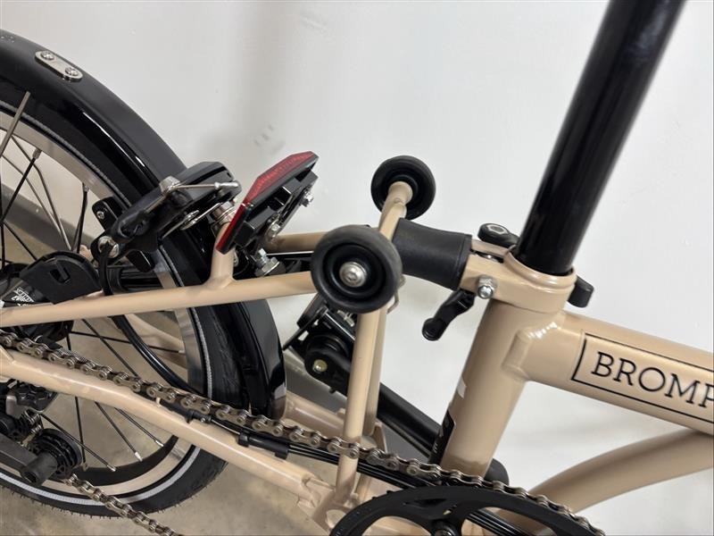 Brompton C Line 6 Speed 2023 High Handlebar Folding Bike - Dune Sand