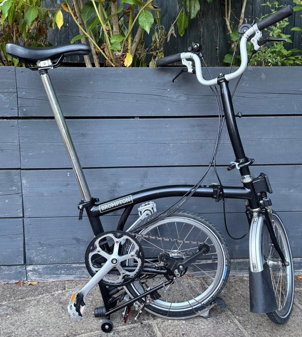 2015 Brompton H6L (Higher) C Line Folding Bicycle 6 Speed - Lightly Used