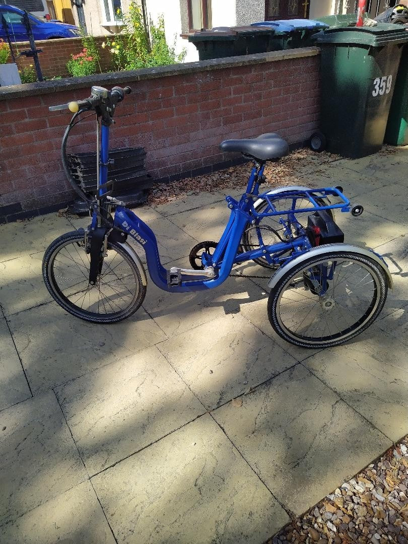di blasi adult folding tricycle