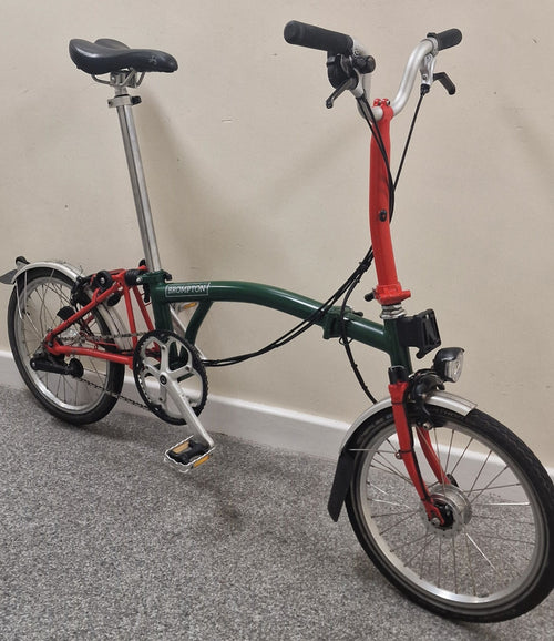 2018 Brompton M3L (C line)  3 Speed DYNAMO Light + FREE UK & low World DELIVERY