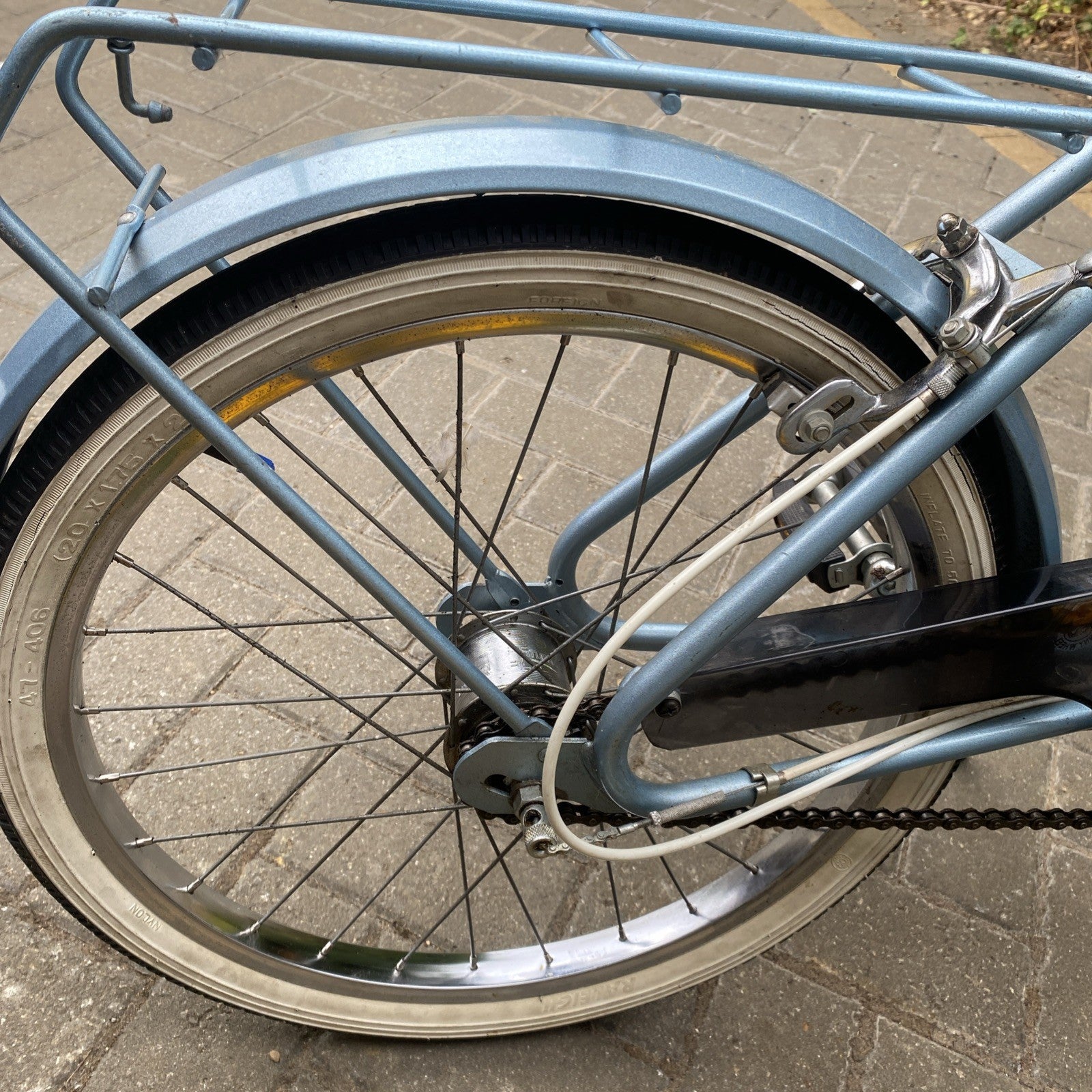 Vintage Hercules Compact folding bike Stowaway Shopper fold Raleigh Retro 1983