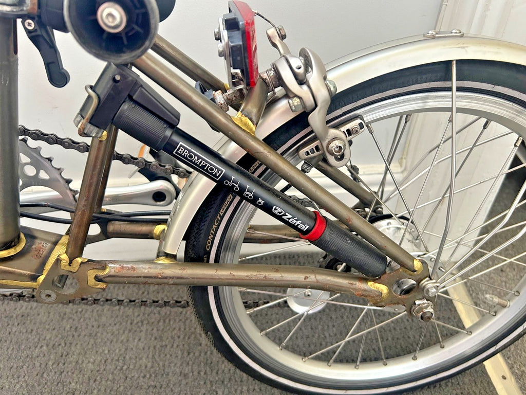 Brompton M3L C-line Folding Bike Raw Lacquer 3 - speed