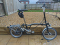 Brompton Folding Bike with bag, dynamo and rack