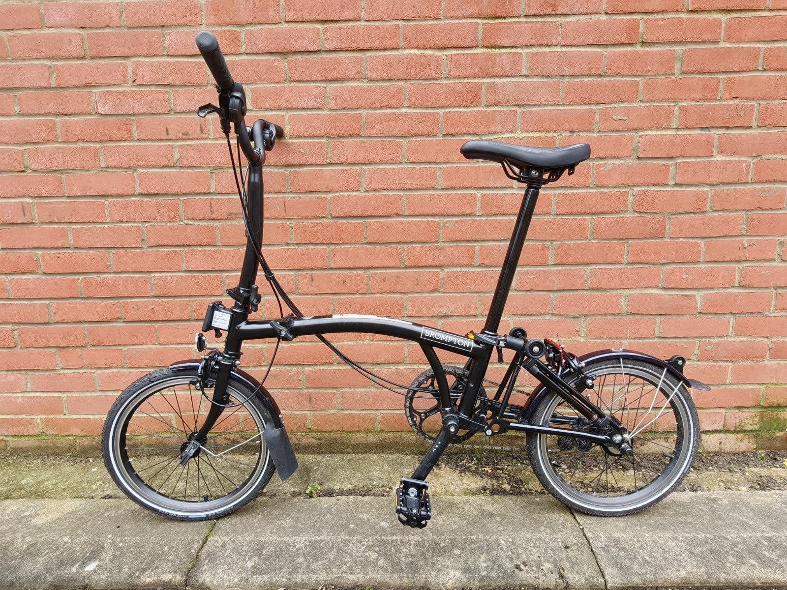 Brompton C line 6 Speed Black Mid - Nearly New