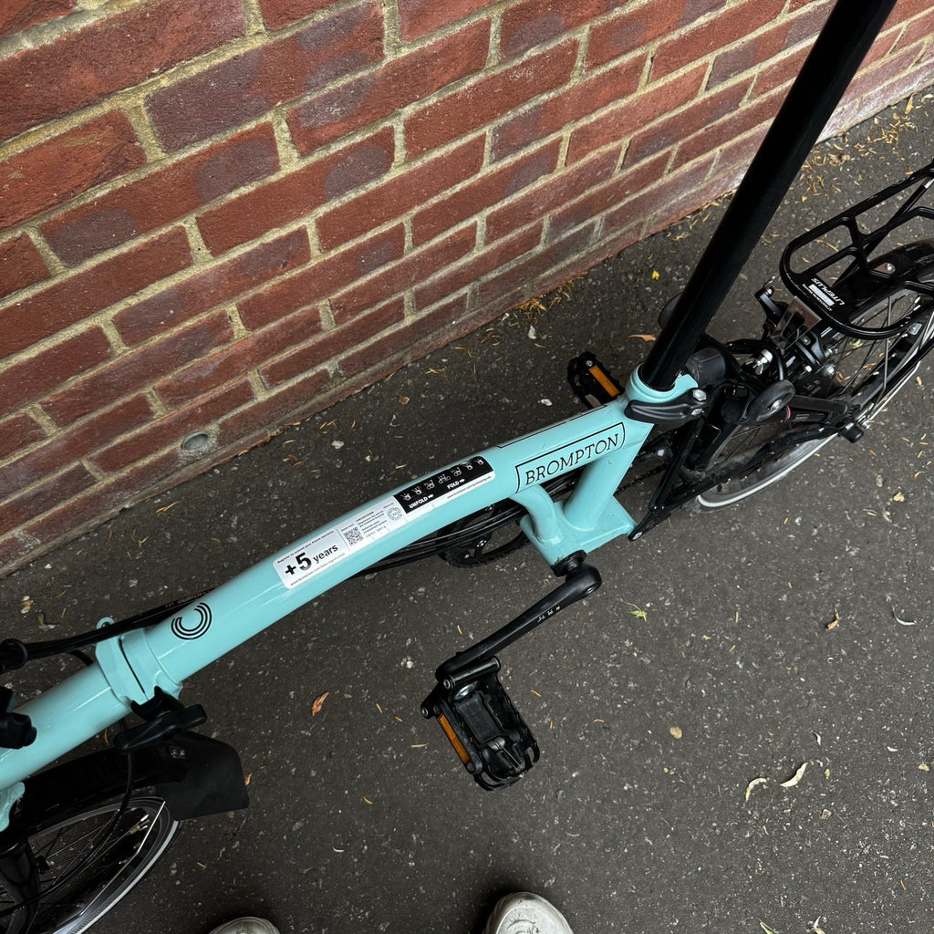 Brompton C Line Explore 6 Speed Light Blue Excellent Condition