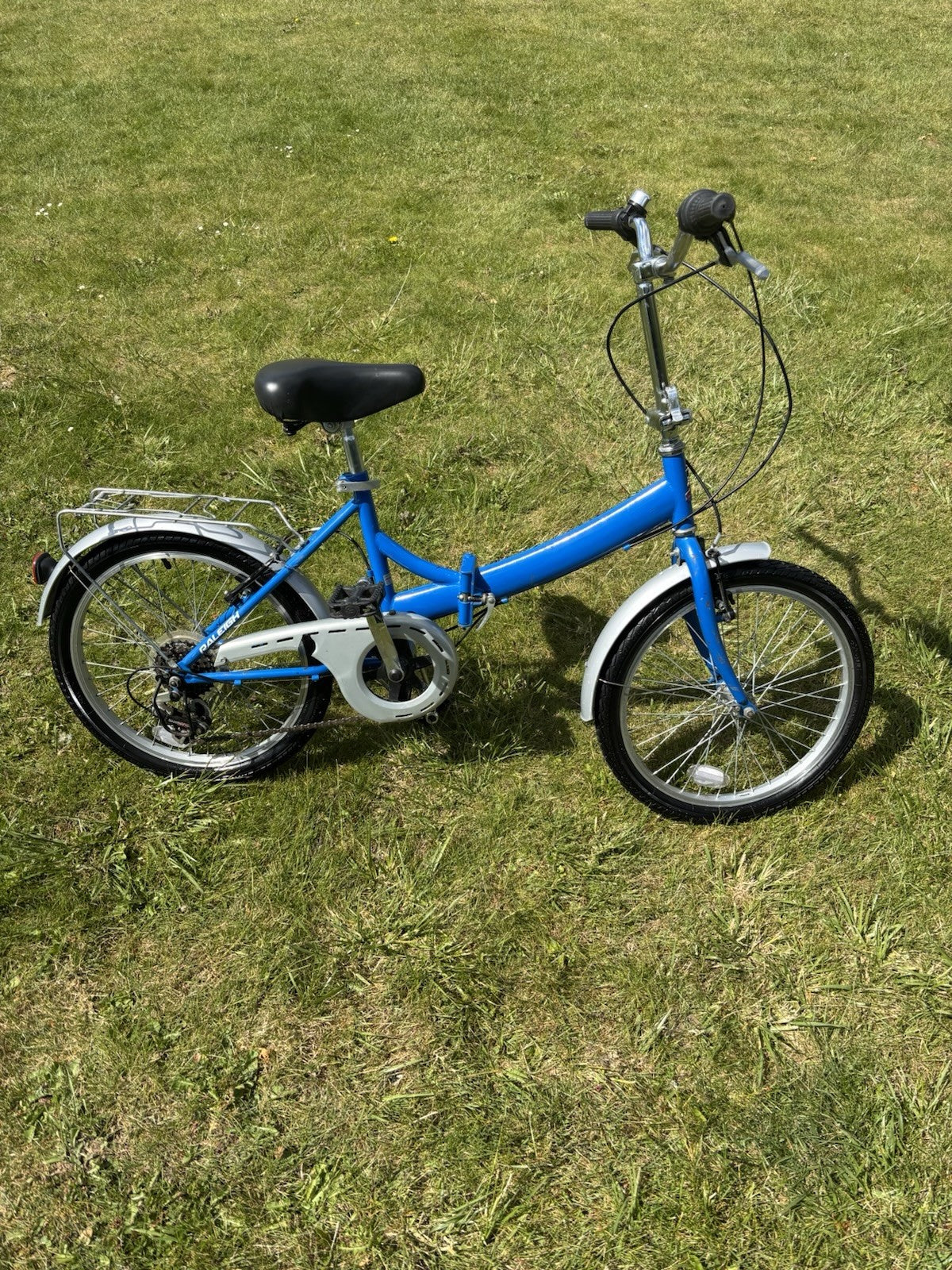Raleigh Folding Bike In Blue