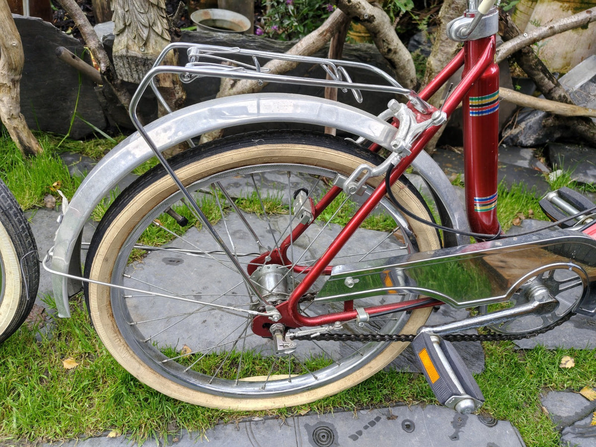 Pair Of Quality 1980s Retro Folding Bicycles ELITE brand German Made